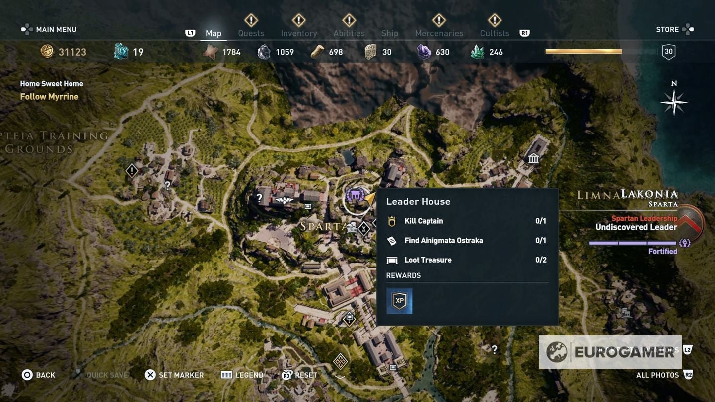 Assassin's Creed Odyssey Soldier to Shoulder riddle solution and